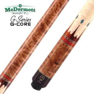McDermott G407 Pool Cue with Birdseye Maple and Turquoise Inlays