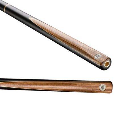 Peradon Chiltern Snooker Cue crafted from North American Ash with ebony butt and Zebrano splice.