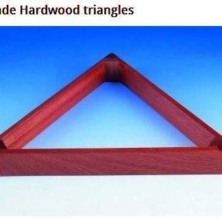 Triangle Peradon Snooker 15 Ball Wooden Frame for Precise Ball Setup