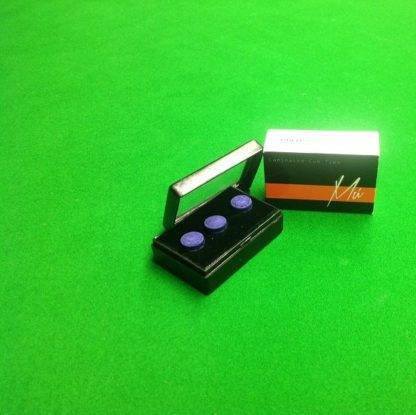 Phoenix Mui Blue Laminated Cue Tip 11mm for snooker and pool