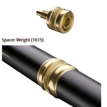 Snooker Spacer Weight Peradon for adjustable cue balance and weight.