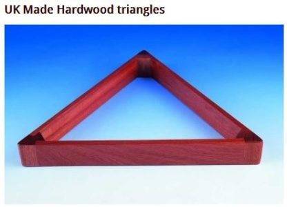 Triangle Peradon Snooker 15 Ball Wooden Frame for Precise Ball Setup