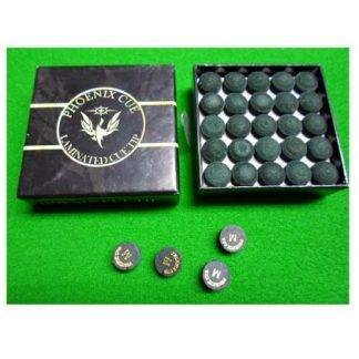 Phoenix Cue Tips 11mm laminated for superior cue ball control