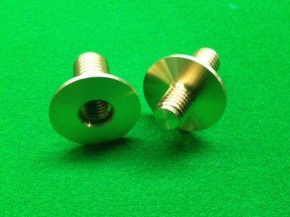 Snooker Pool Cue Brass Joint for Parris Cues - Male and Female Pair
