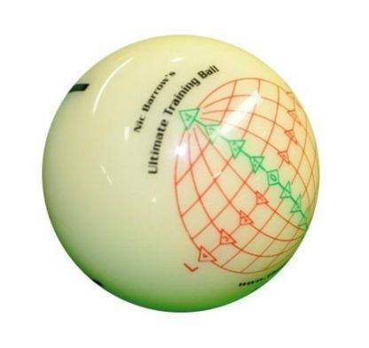 Aramith Nic Barrow Training Ball - Cue Ball with Visual Guides for Skill Improvement