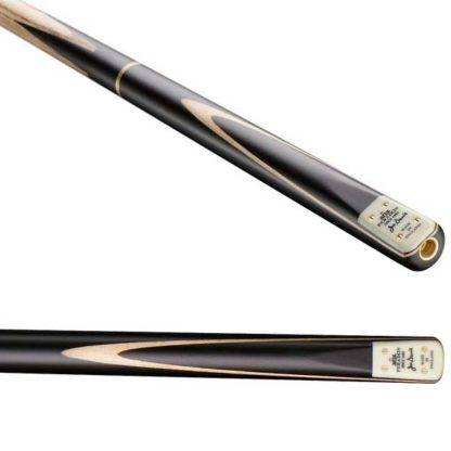 Peradon Joe Davis Three Quarter Snooker Cue - Ash and Ebony with Sycamore Veneer