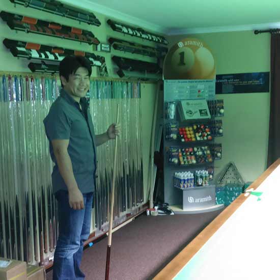 masato from Kamui tips at world cue sports