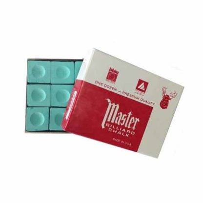Tweeten Master Chalk - 12 Pieces, Green for Billiards and Snooker