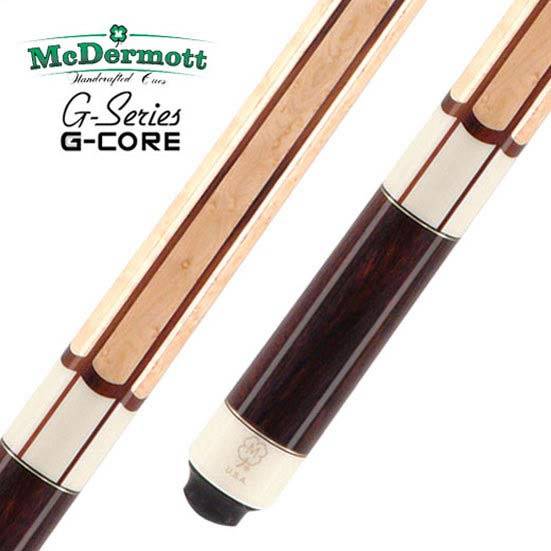 McDermott G501 Pool Cue - East Indian Rosewood with Birdseye Maple and Urethane Inlays