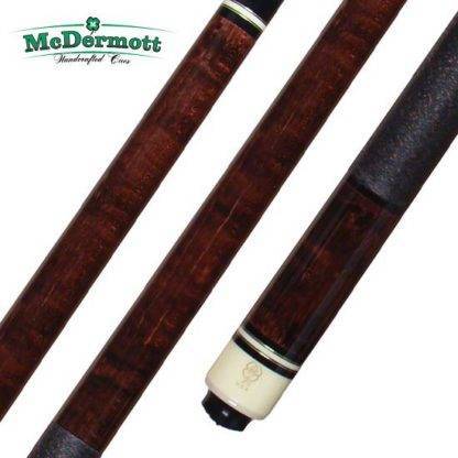McDermott G203 Pool Cue - Dark English-Stained Birdseye Maple with Irish Linen Wrap