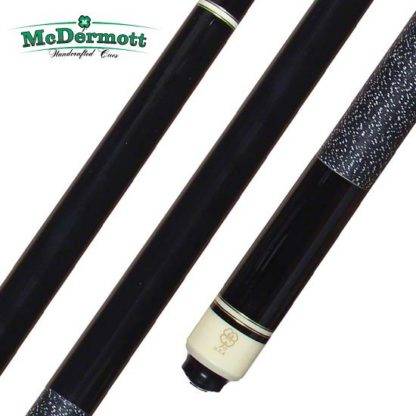 McDermott G206 Pool Cue - Black Spies Hecker Finish with Irish Linen Wrap