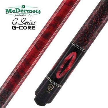 McDermott G212 Pool Cue - Pacific Blue-Stained Birdseye Maple with Italian Pearl Inlays and Irish Linen Wrap