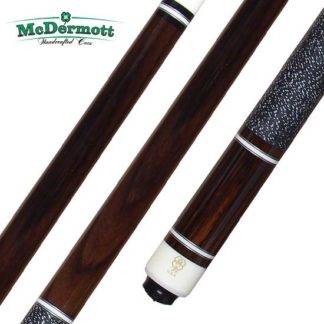 McDermott G222 Pool Cue - Rosewood with Urethane and Silver Detailing