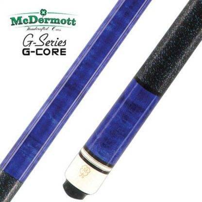 McDermott G201 Pool Cue - Pacific Blue-Stained Birdseye Maple with Irish Linen Wrap