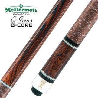 McDermott G223 Pool Cue - Cocobolo Wood with White Urethane and Silver Rings