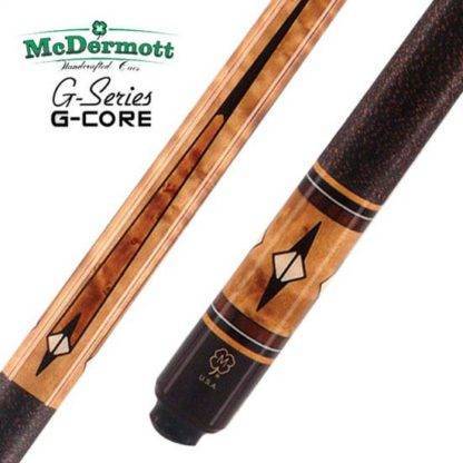 McDermott G402 Pool Cue - Birdseye Maple with Natural Walnut and American Cherry Stains