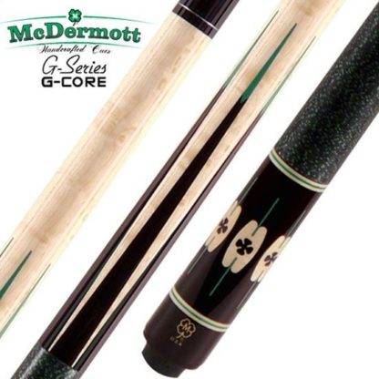 McDermott G413 Pool Cue - Birdseye Maple with Black Urethane and Green Points