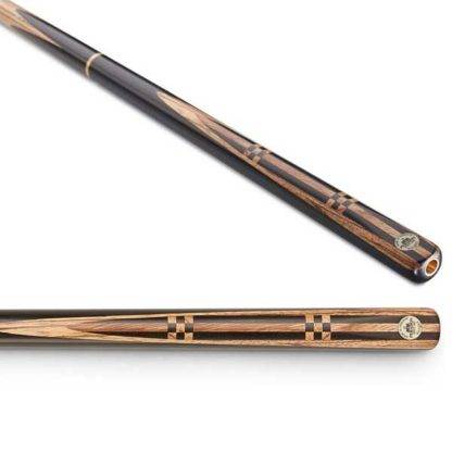 Peradon Knight Snooker Cue with Zebrano and Ebony Marquetry