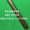 One Piece Rosewood Billiard Cue