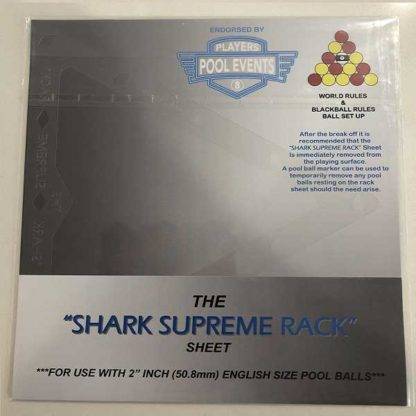 shark supreme rack for 2 inch balls for pool