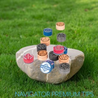 Navigator cue tips in various hardness levels and sizes