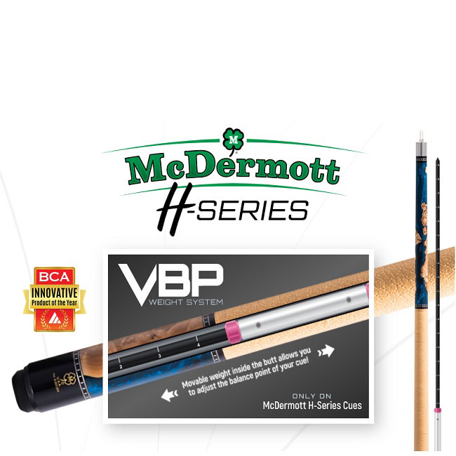 H Series McDermott Pool Cues USA