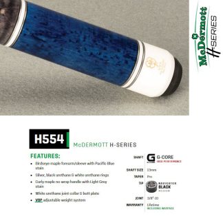 H Series Model H554 McDermott Pool Cue