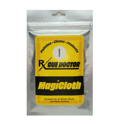 Magicloth used to clean cue