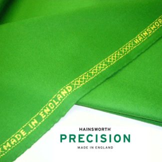 Hainsworth Precision snooker cloth designed for optimal performance and durability