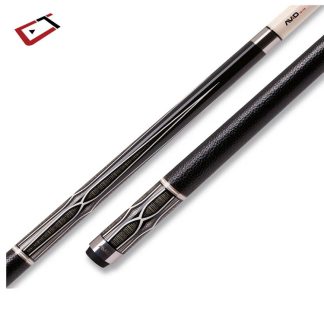Cuetec AVID Opt-X Gold Pool Cue with low-deflection 12.25mm shaft, Tiger Everest tip, and wrapless handle.