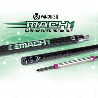 McDermott Vanquish Pro carbon fiber break cue with Defy shaft and adjustable balance system