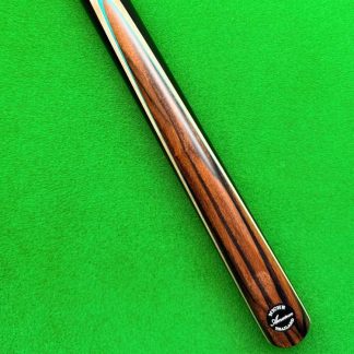 Niche Amateur 58 Inch Snooker Cue with Rosewood Splice and Turquoise Maple Veneer