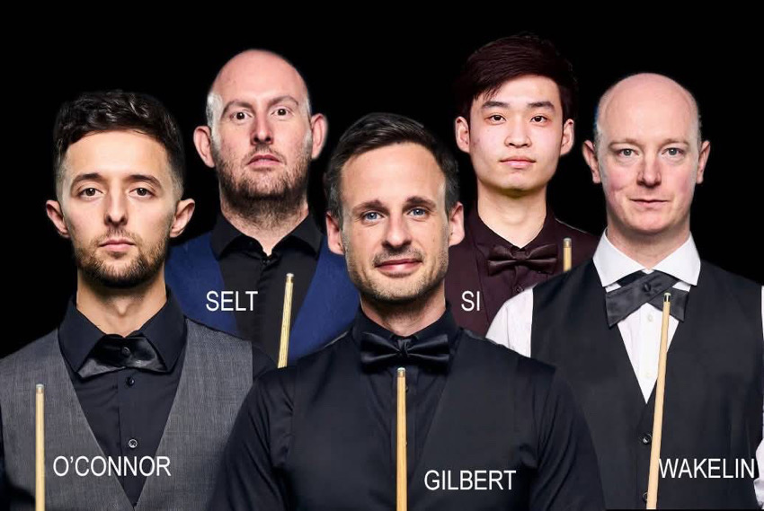 Players Using Maximus Cues on the World Snooker Tour