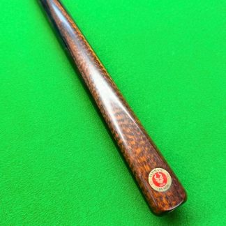 Demon Snakewood Ultimate 44 3/4 cue with exotic hand-spliced butt and brass ferrule