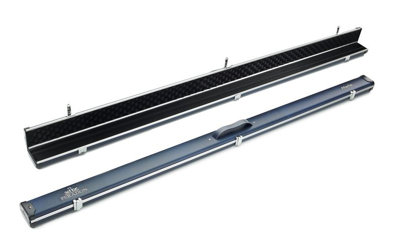 Peradon Halo wide 2593 black blue vein cue case aluminium snooker one piece wide case