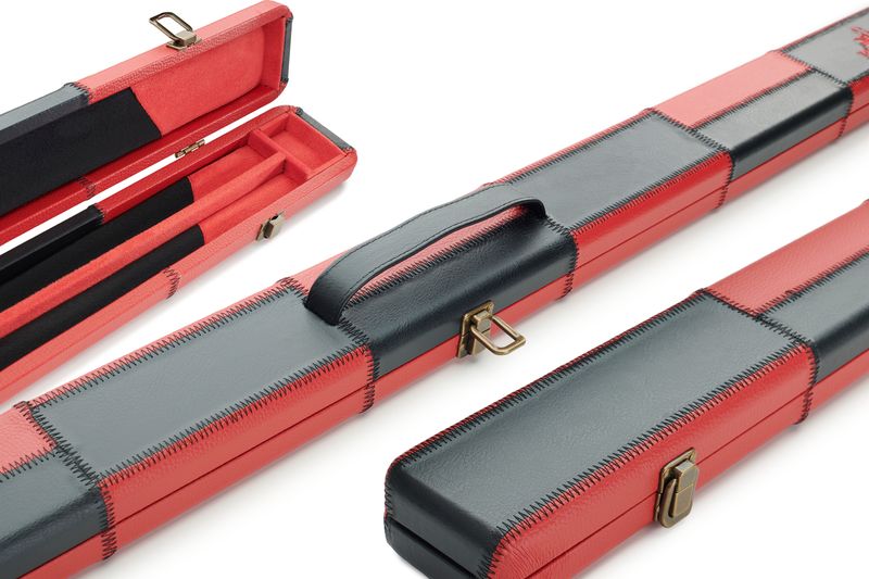 Peradon Heritage Patchwork Leatherette 3/4 Snooker Cue Case - Order in - Image 5