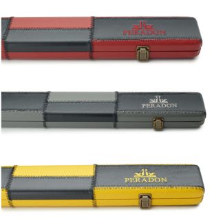 Peradon Heritage Patchwork Leatherette 3/4 Snooker Cue Case - Order in