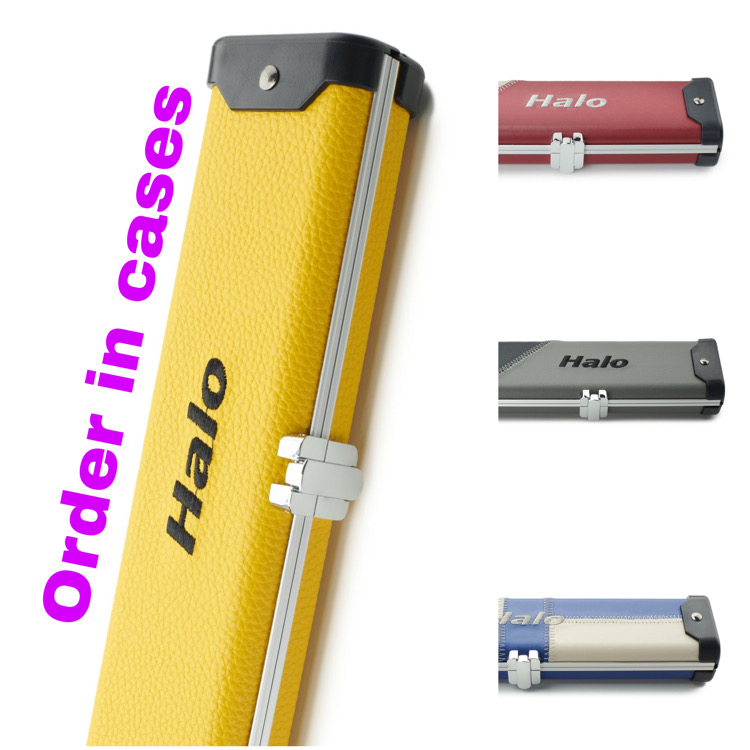 Peradon Halo one piece wide cue case new design aluminium snooker cue case order in