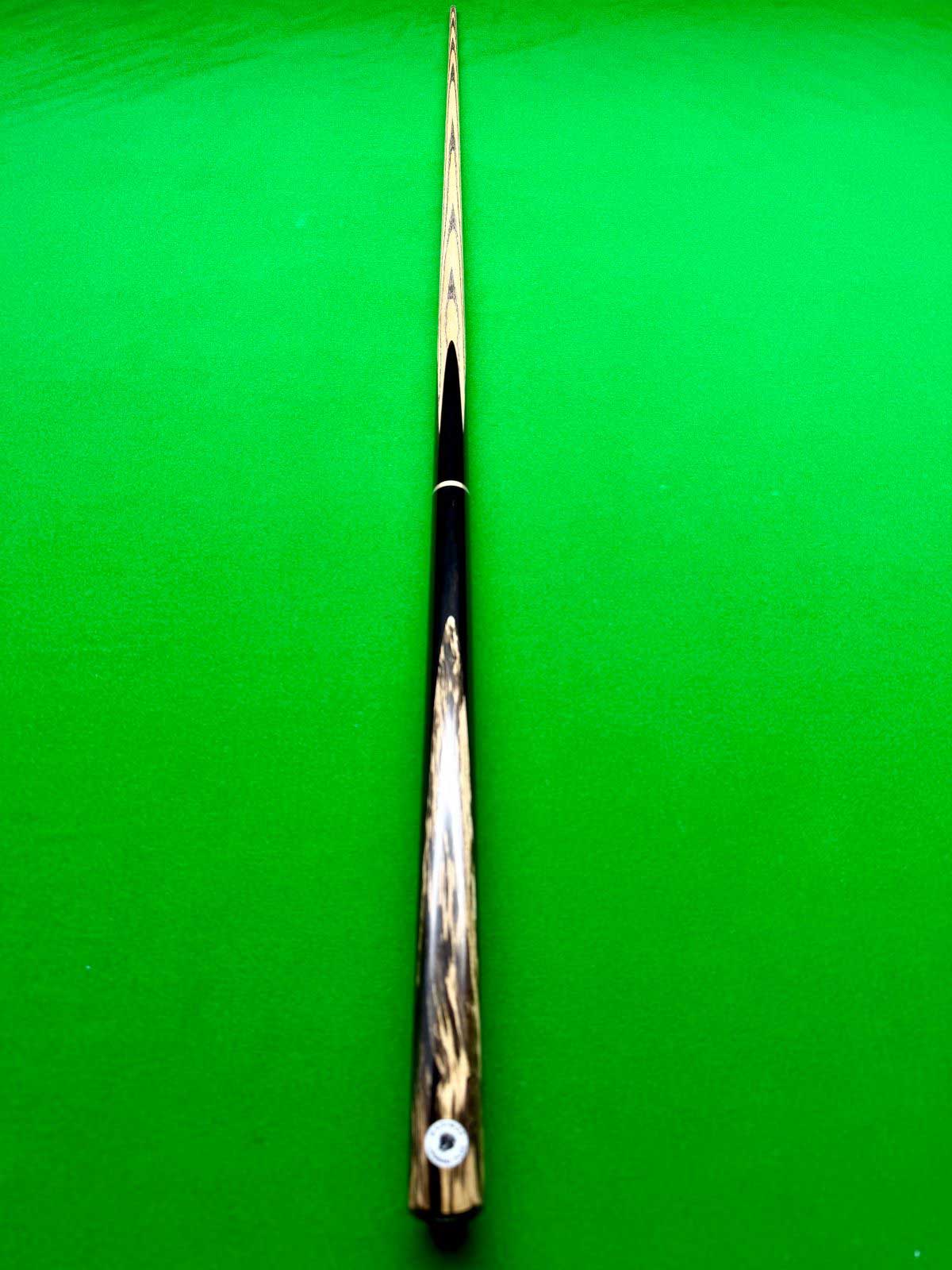 Full length Maximus Legend Plus black and white ebony 3/4 snooker cue