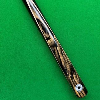 Maximus Legend Plus three quarter snooker cue in black and white ebony